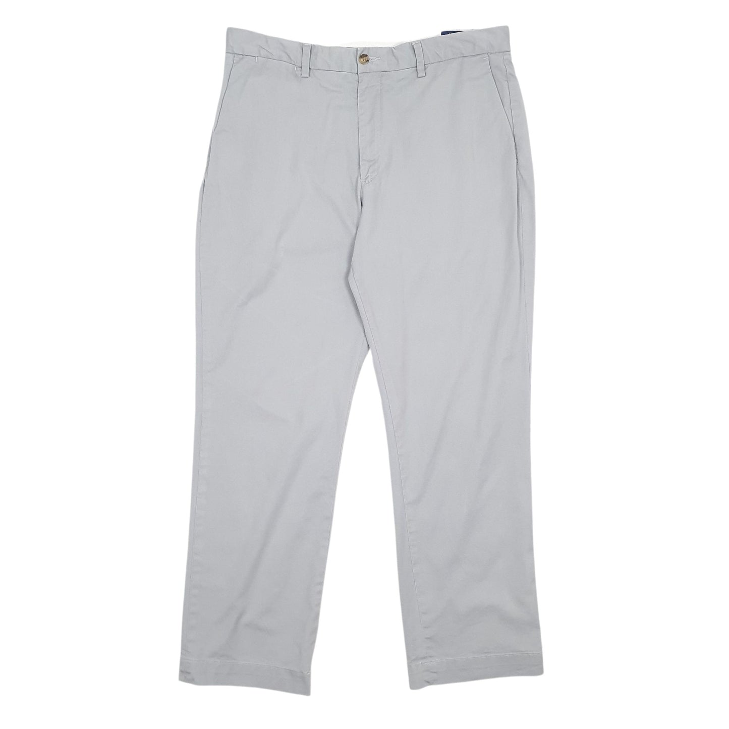 Mens Grey Polo Ralph Lauren Stretch Classic Fit Chino Trousers