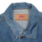 Mens Blue Levis Vintage 90s Type 3 Trucker Hoodie Coat