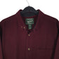 Mens Burgundy Woolrich Thick Chamois  Shirt