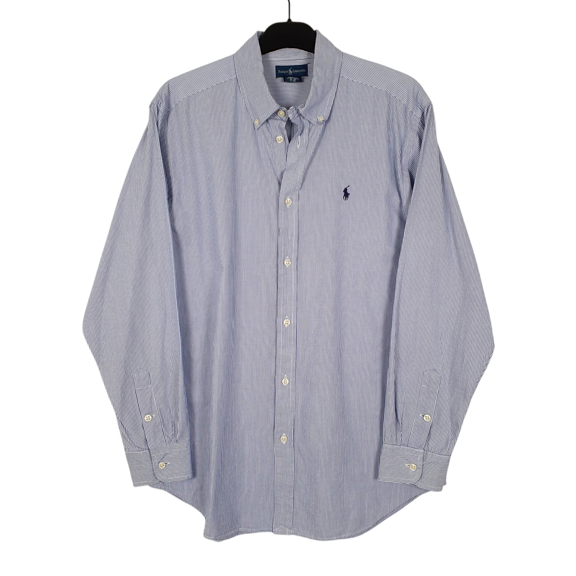 Mens Blue Ralph Lauren  Long Sleeve Shirt