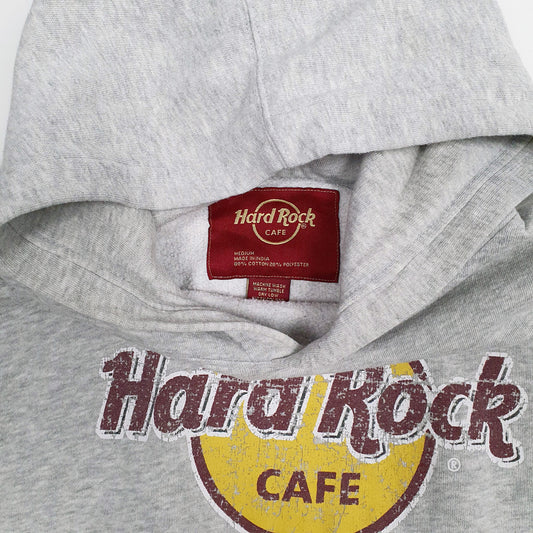 Womens Grey Hard Rock Dubai Hoodie Jumper