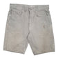 Mens Grey Levis 505 Regular Fit Denim Shorts