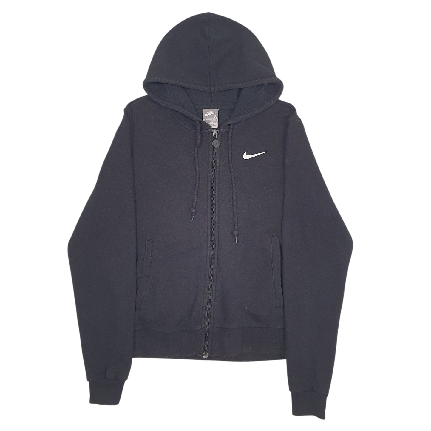 Womens Black Nike  Full Zip Jumper