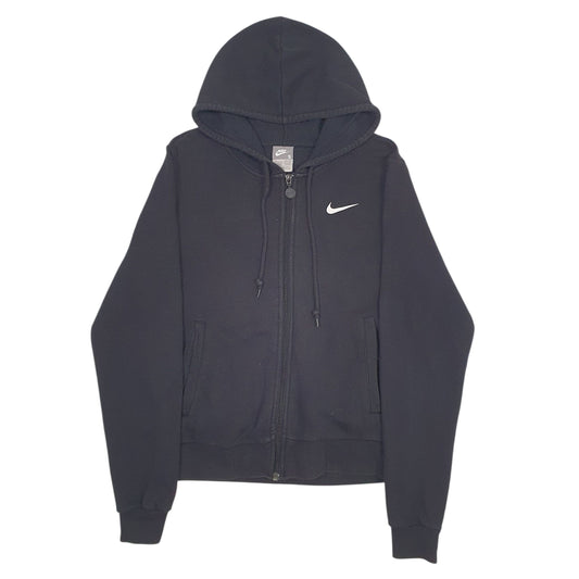 Womens Black Nike  Full Zip Jumper