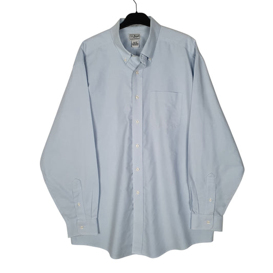 Mens Blue L.L.Bean  Long Sleeve Shirt