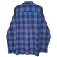Mens Blue L.L.Bean Chamois Flannel  Shirt