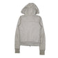 Womens Grey Abercrombie & Fitch Sherpa Lined Hoodie Full Zip Jumper