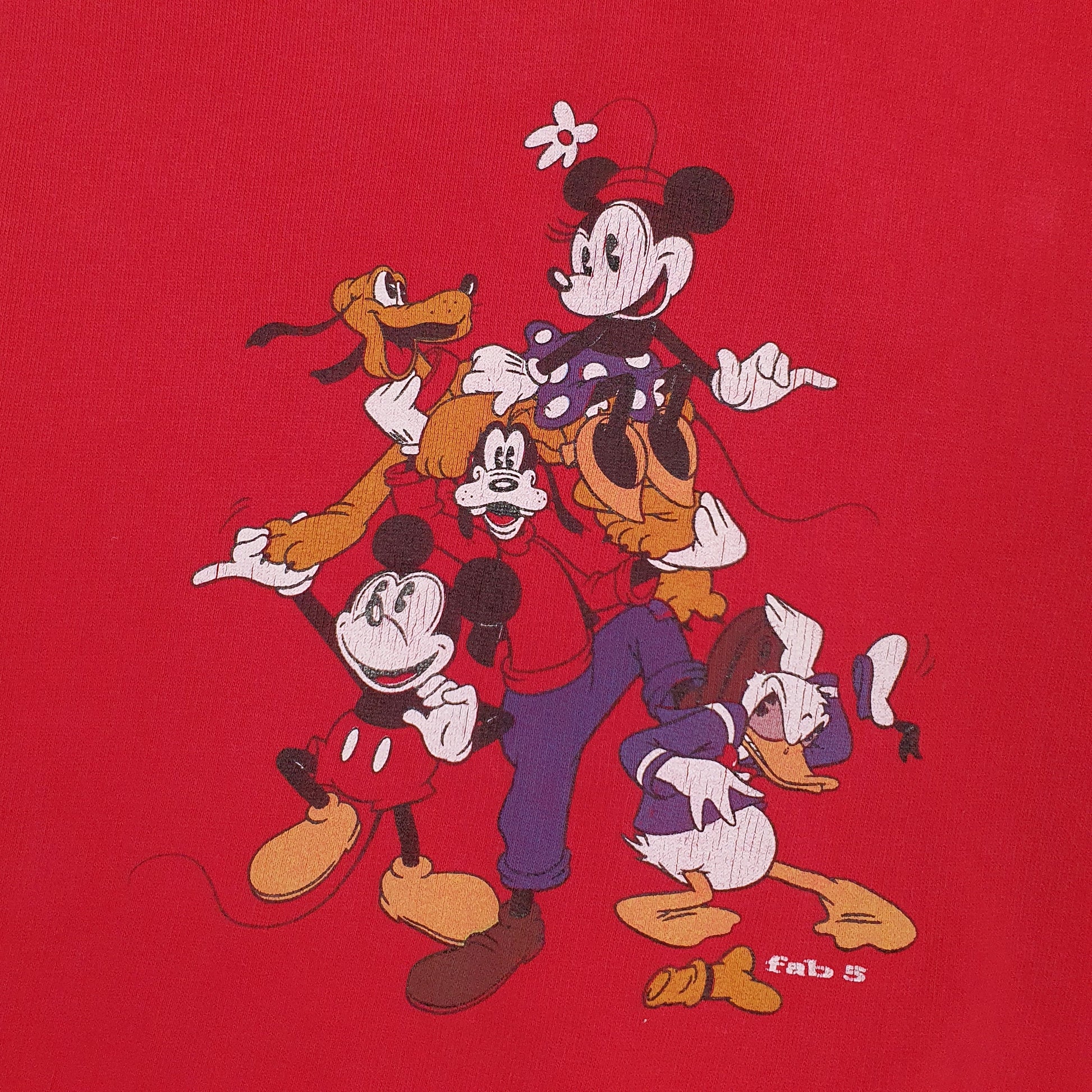 Womens Red Disney  Full Zip Jumper