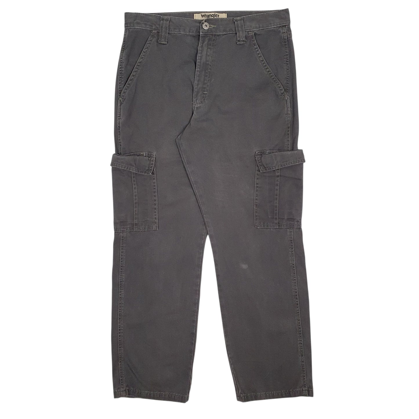 Mens Grey Wrangler  Cargo Trousers