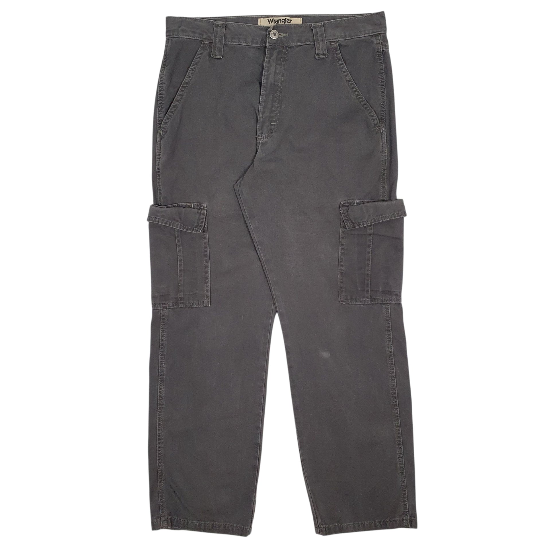 Mens Grey Wrangler  Cargo Trousers