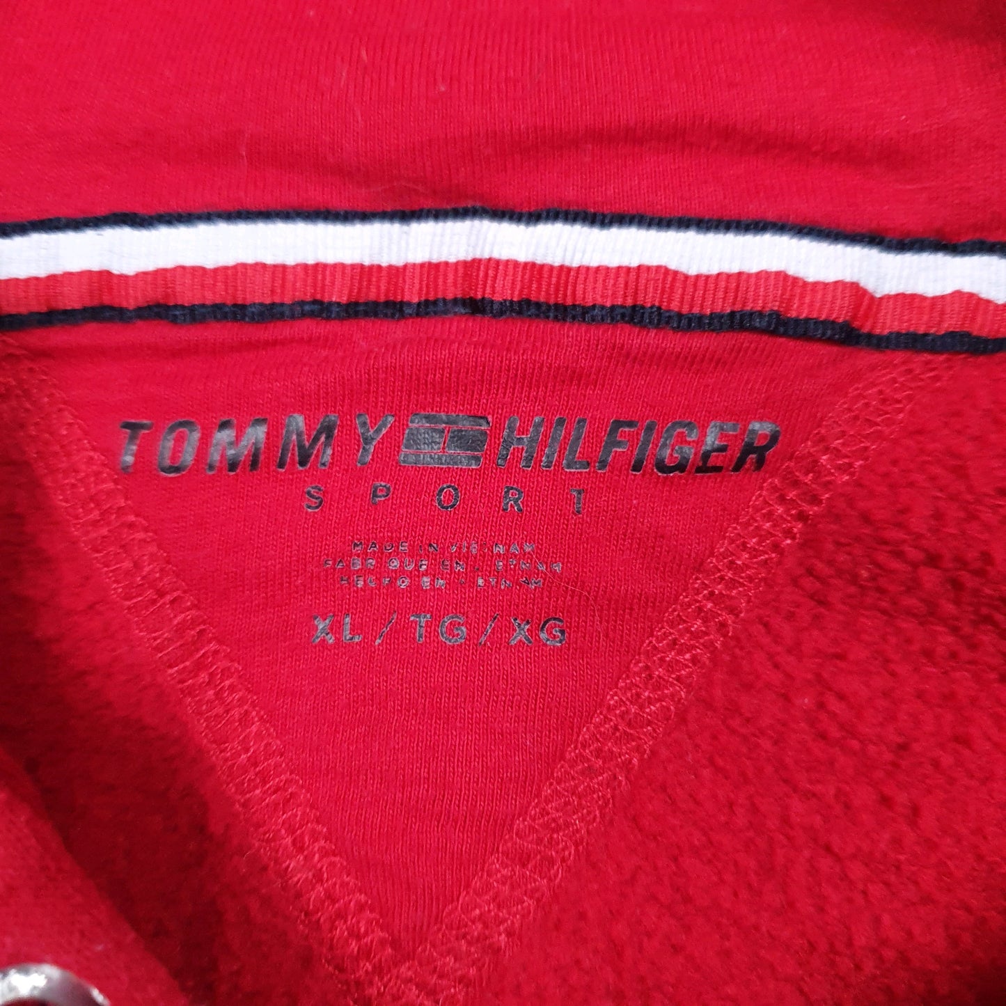 Womens Red Tommy Hilfiger  Hoodie Jumper