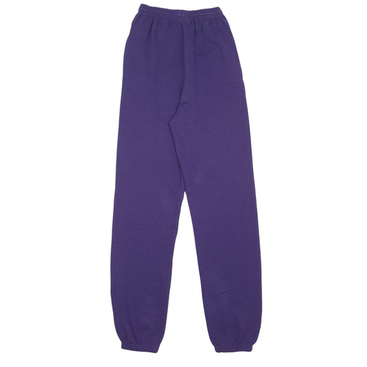 Womens Purple Champion NYU Elasticated Waist  Trousers