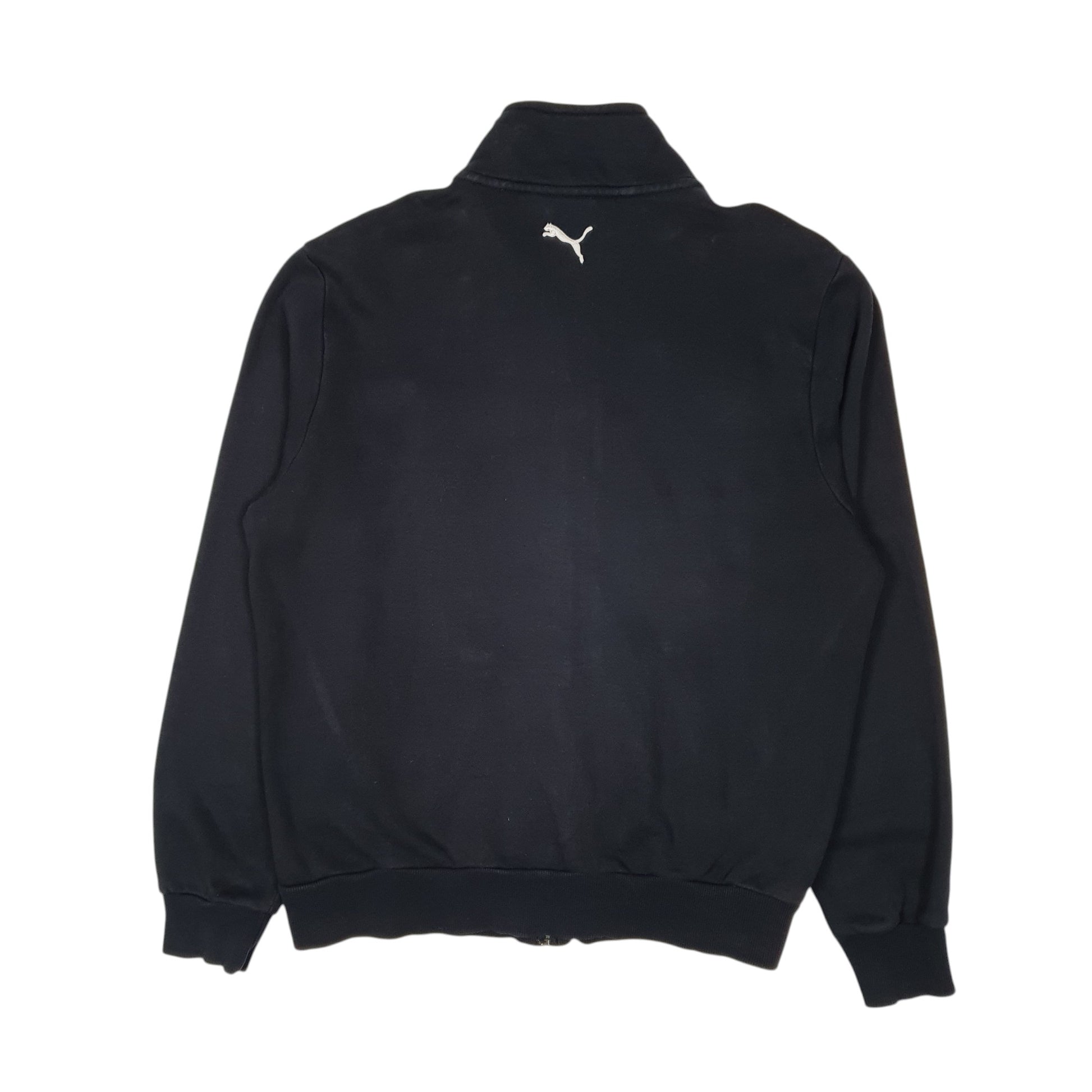 Mens Black Puma  Full Zip Jumper