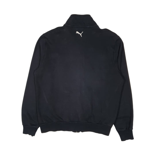 Mens Black Puma  Full Zip Jumper