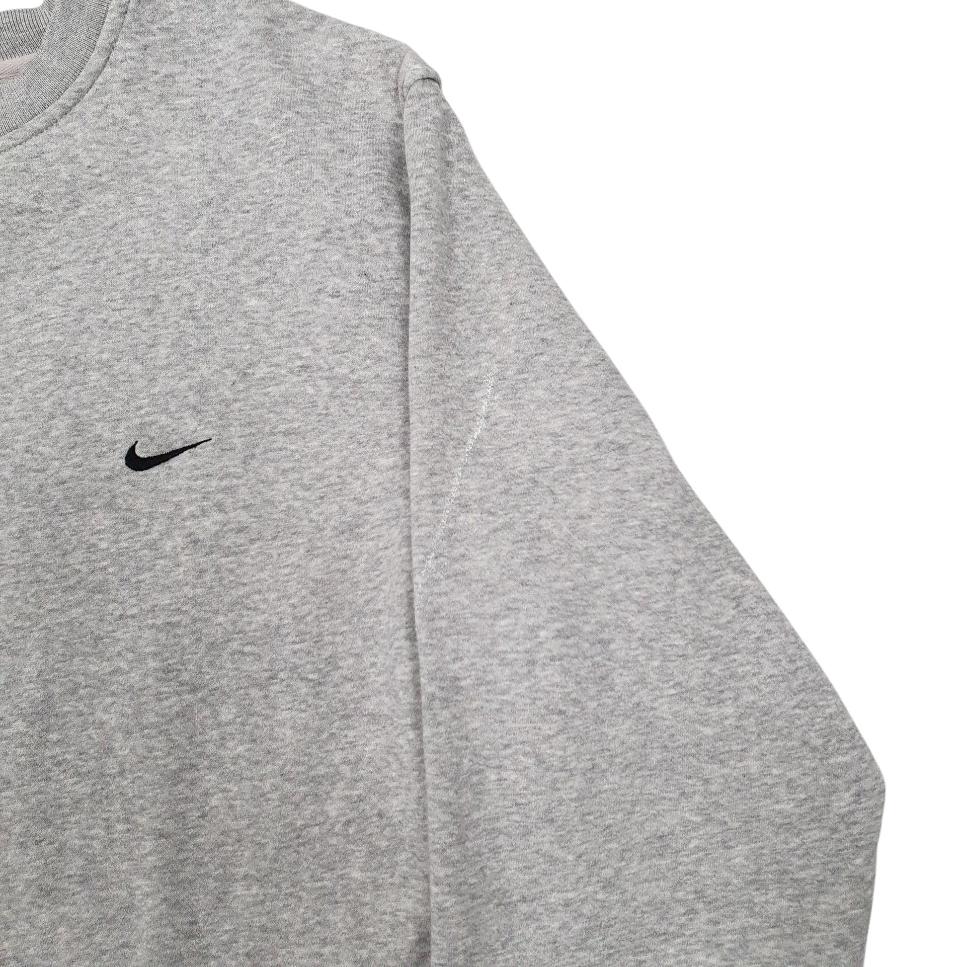 Mens Grey Nike Vintage 00s Crewneck Jumper