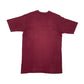 Mens Burgundy Diamond Single Stitch Vintage 80s  T Shirt