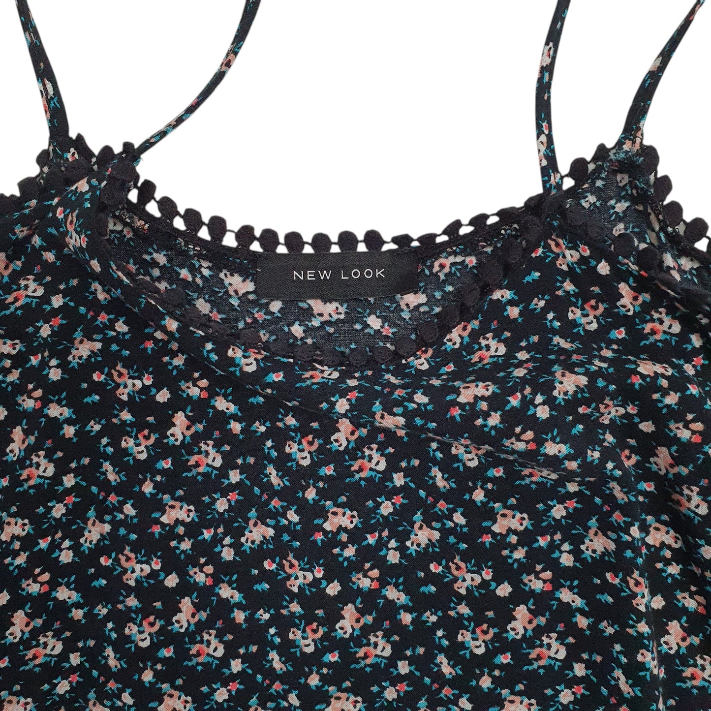 Womens Navy New Look Vest Top  T Shirt