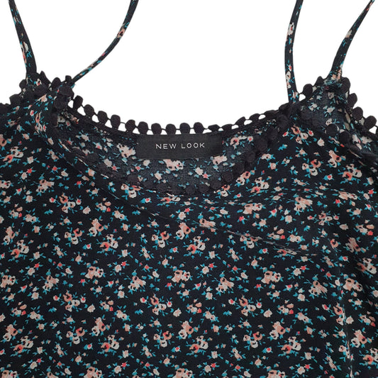 Womens Navy New Look Vest Top  T Shirt