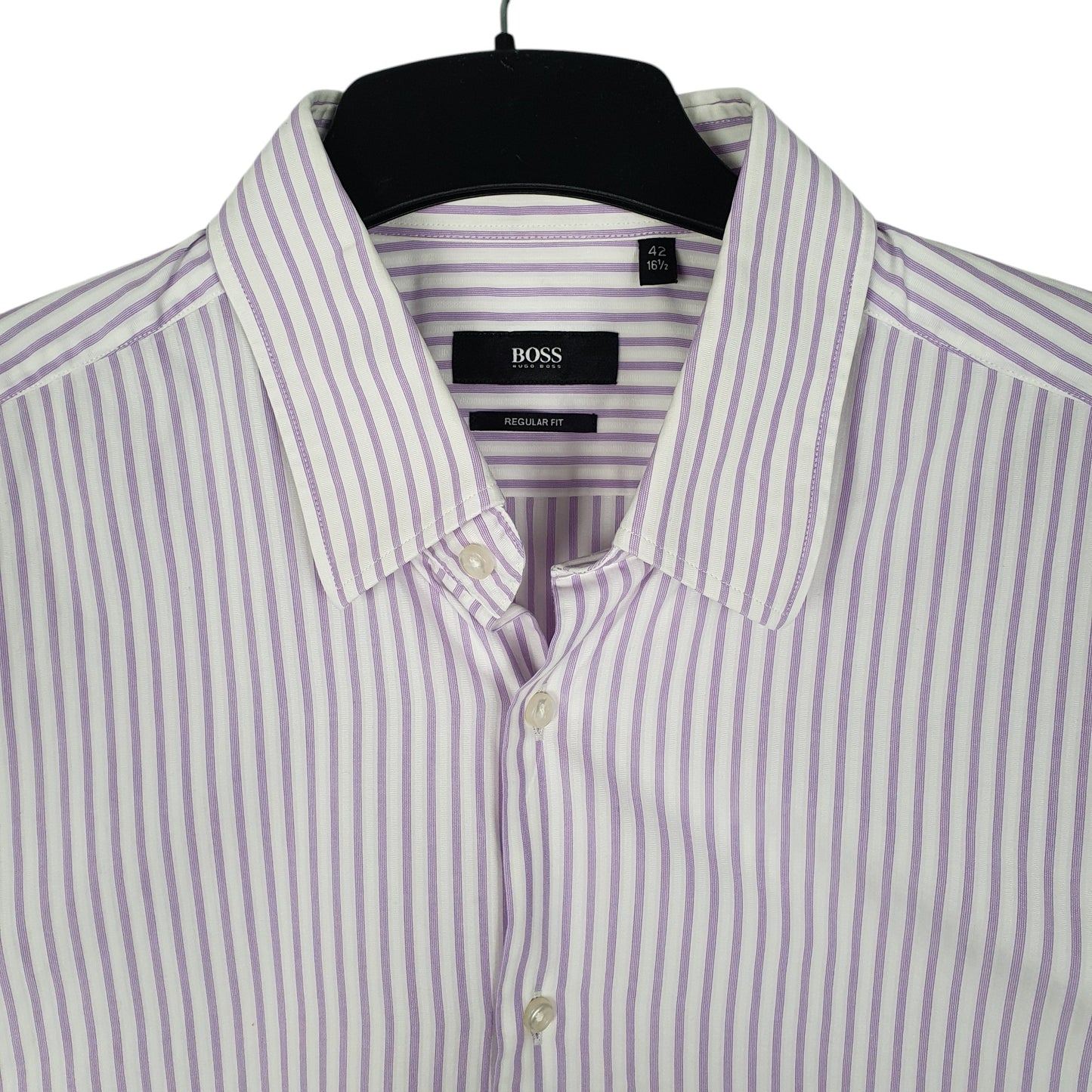 Mens Purple Hugo Boss   Shirt