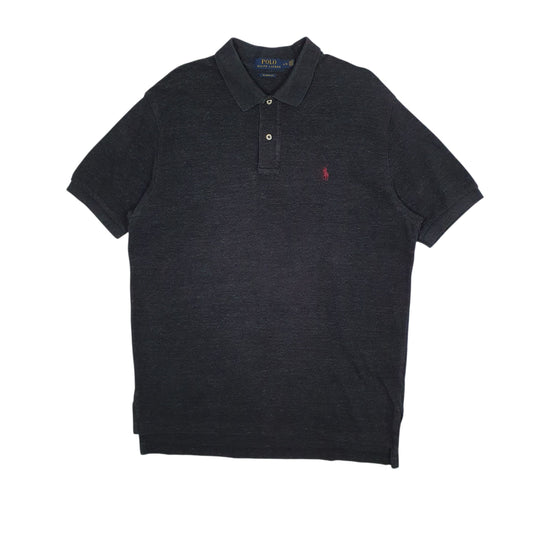 Mens Grey Polo Ralph Lauren Classic Fit Short Sleeve Polo Shirt