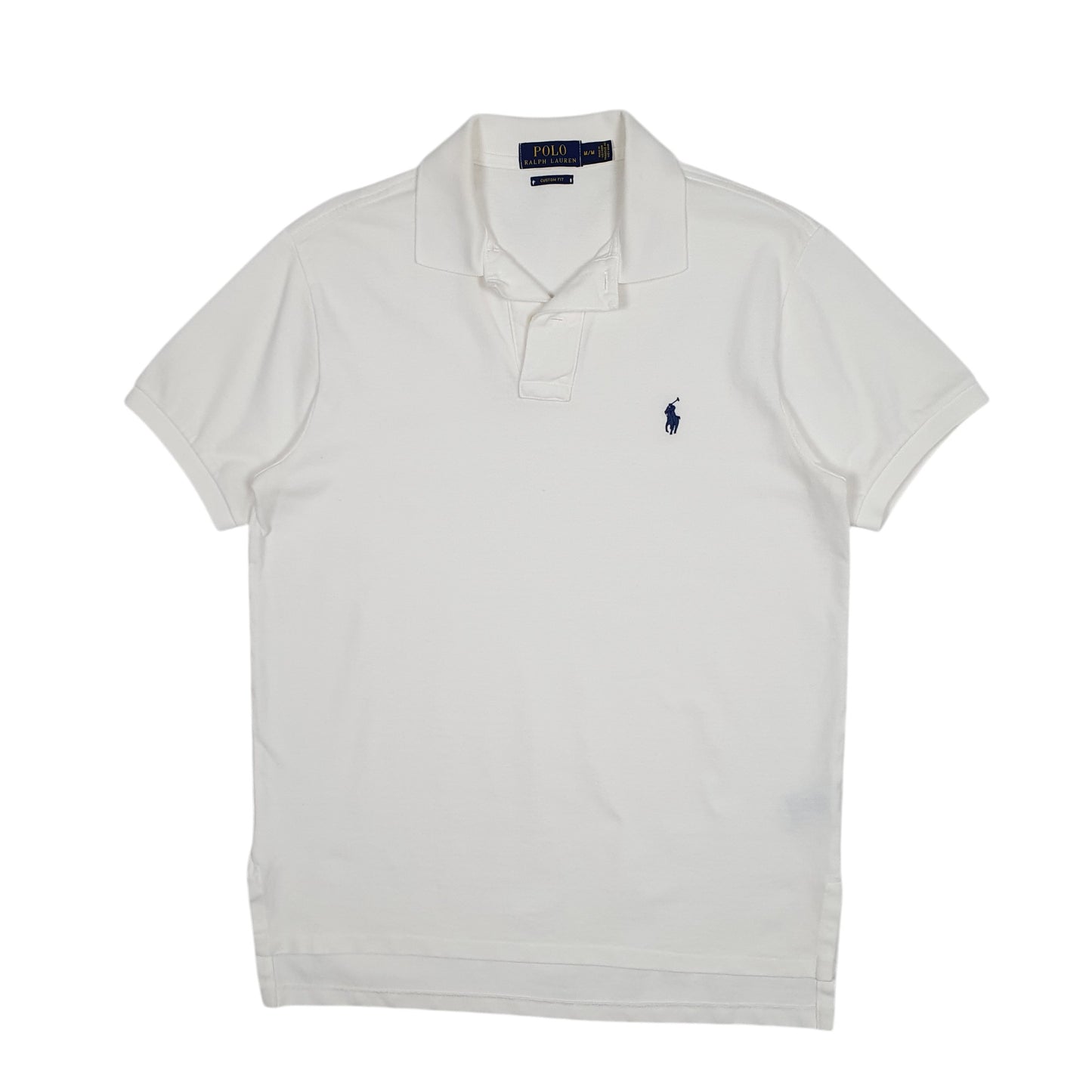 Mens White Polo Ralph Lauren  Short Sleeve Polo Shirt