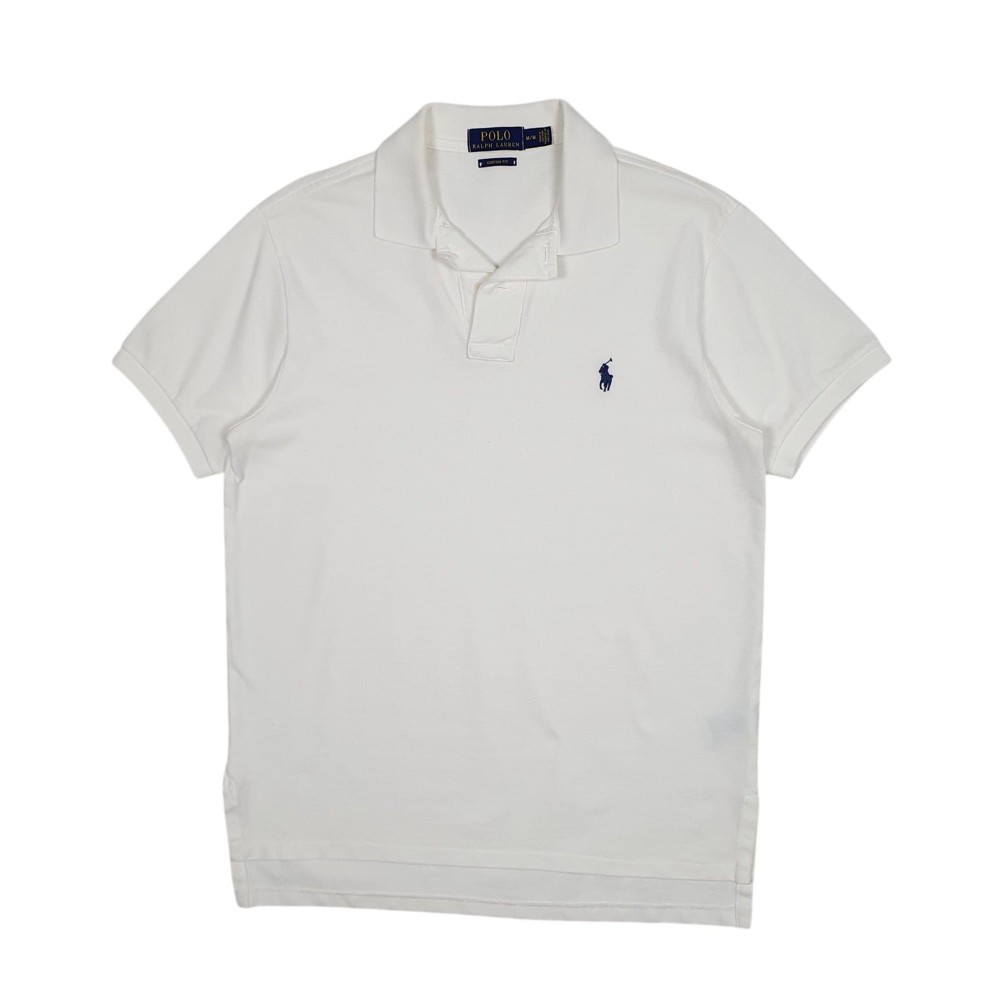 Mens White Polo Ralph Lauren  Short Sleeve Polo Shirt