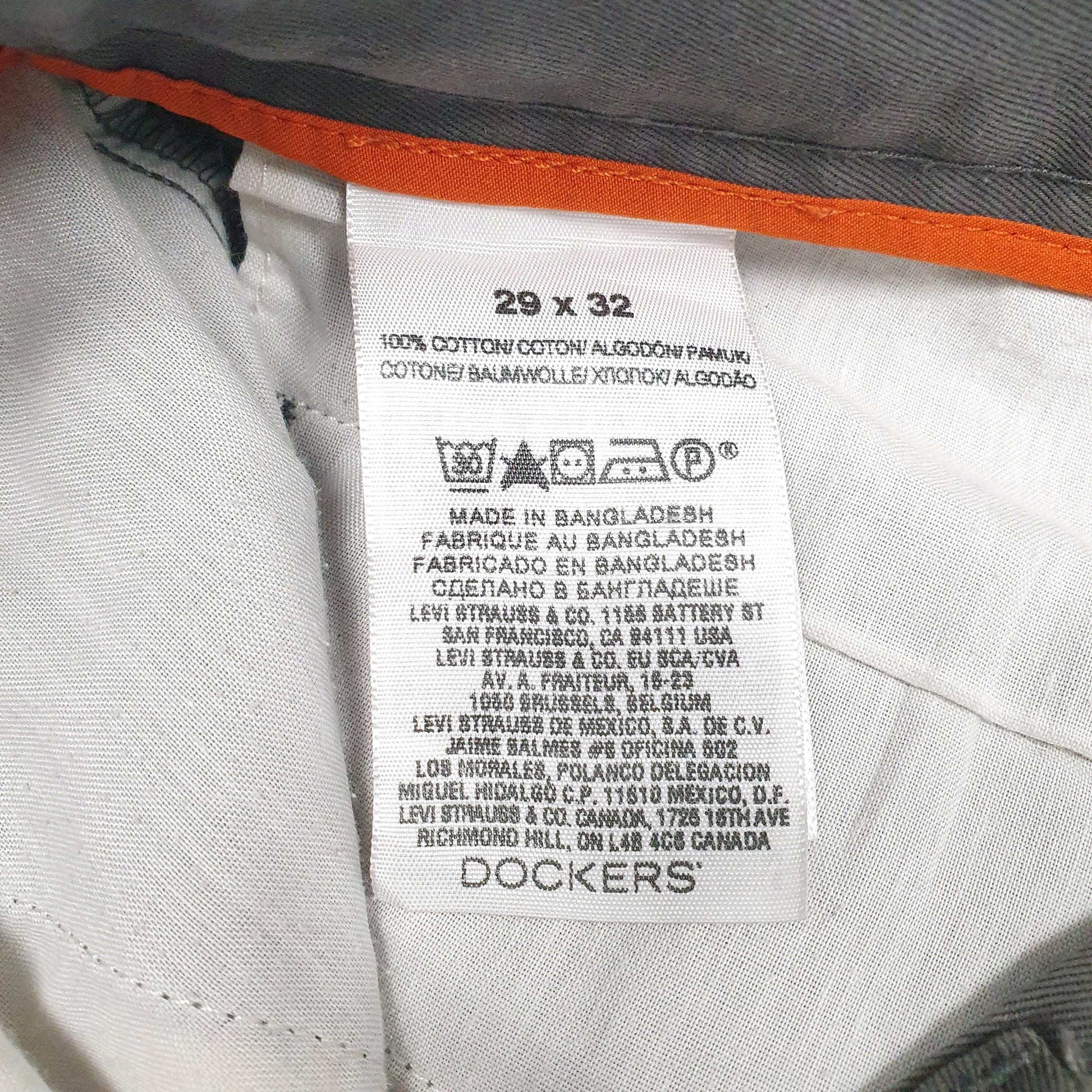 Mens Grey Dockers   Trousers