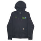Womens Black Carhartt  Full Zip Jumper