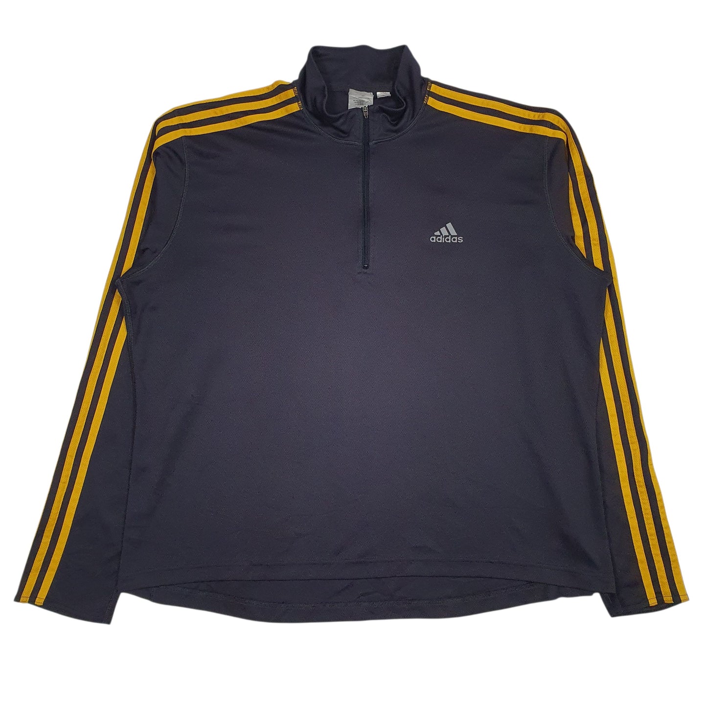 Mens Grey Adidas Active Quarter Zip Jumper