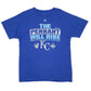 Mens Blue Majestic Pennant Short Sleeve T Shirt