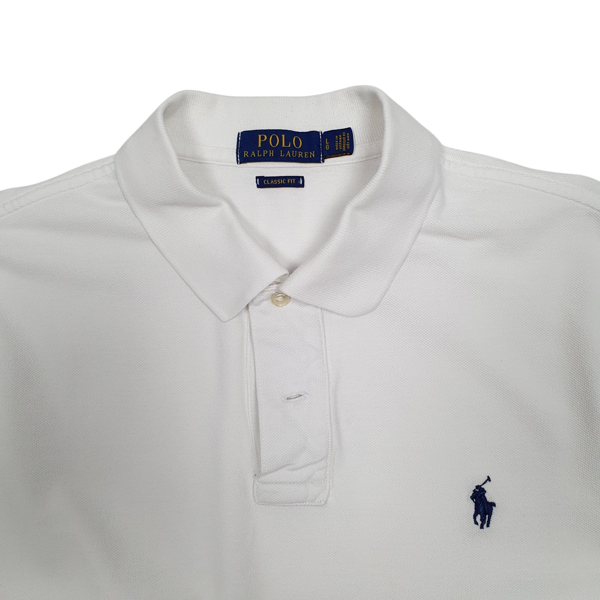 Mens White Polo Ralph Lauren   Polo Shirt