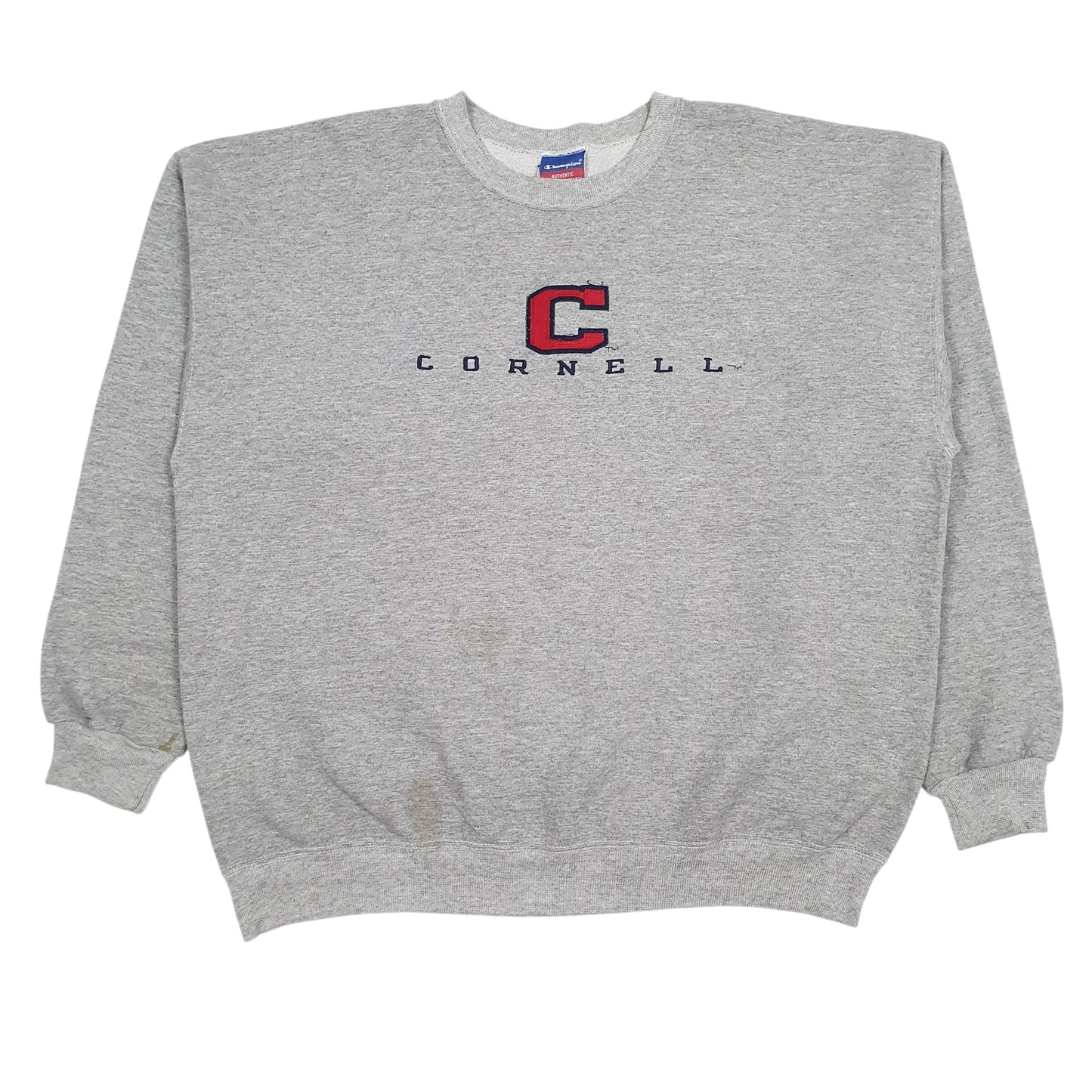 Mens Grey Champion Cornelly University Crewneck Jumper
