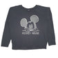 Womens Black Disney Mickey Mouse Crewneck Jumper