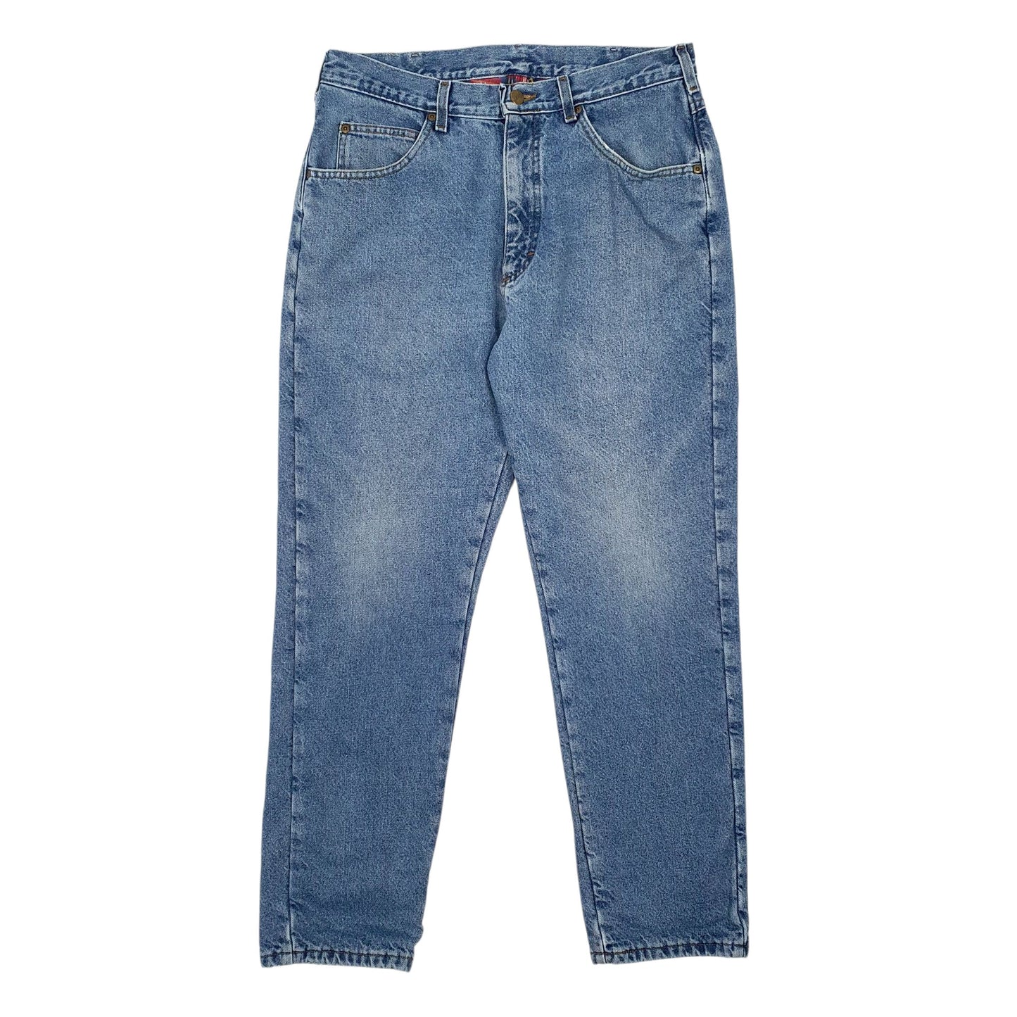 Mens Blue L.L.Bean Blanket Lined Made In USA 90s Casual JeansW34 L30