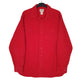 Mens Red L.L.Bean Thick Chamois Long Sleeve Shirt
