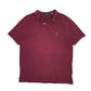 Mens Burgundy Polo Ralph Lauren  Short Sleeve Polo Shirt