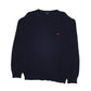Mens Navy Burberry  V Neck Jumper