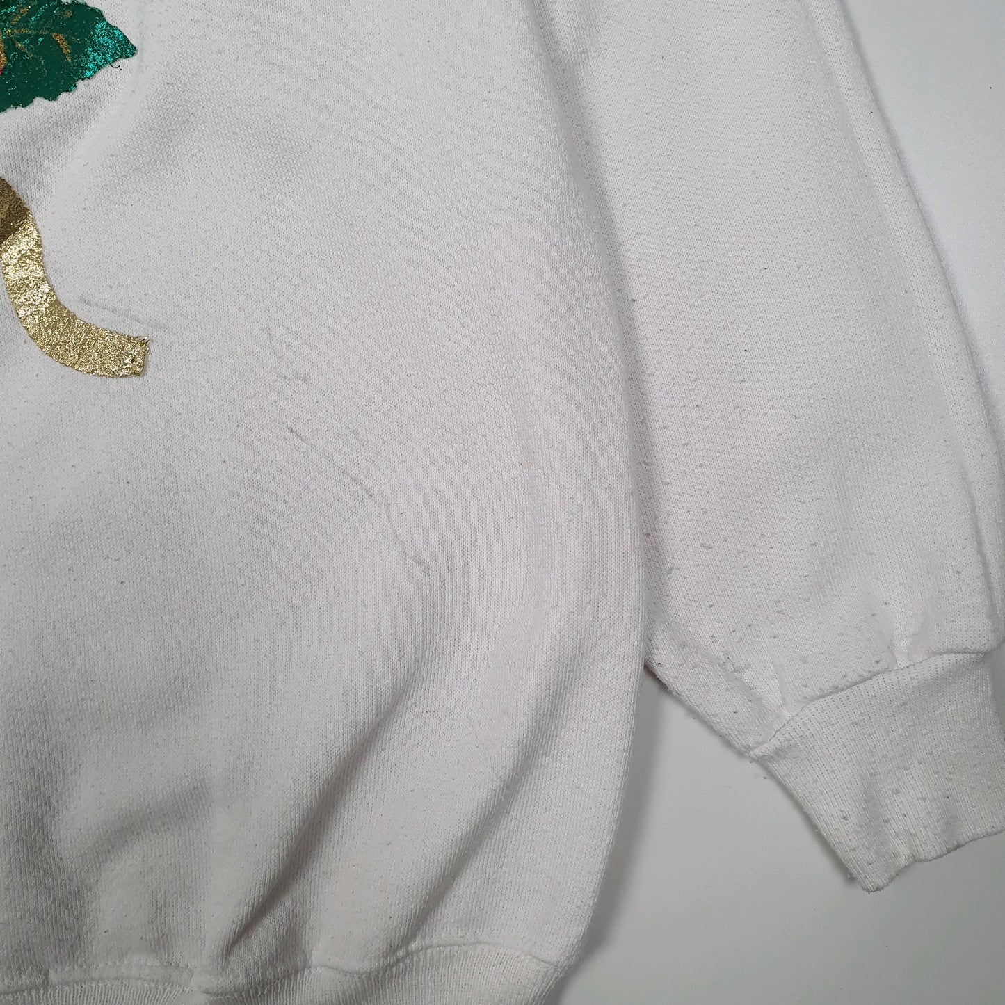 Womens White Hanes Her Way Vintage 90s Crewneck Jumper