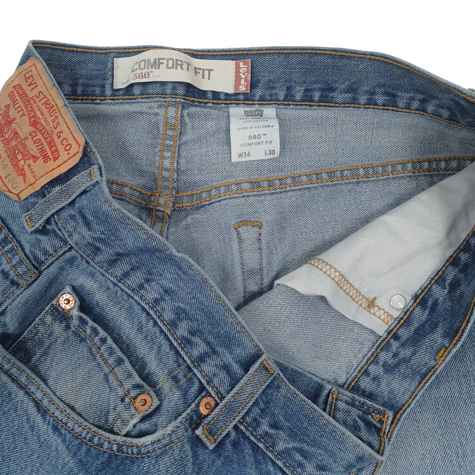 Mens Blue Levis   Jeans