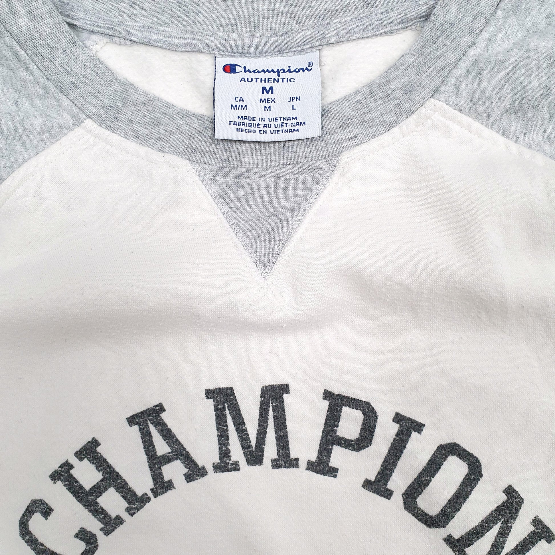 Womens Grey Champion  Crewneck Jumper