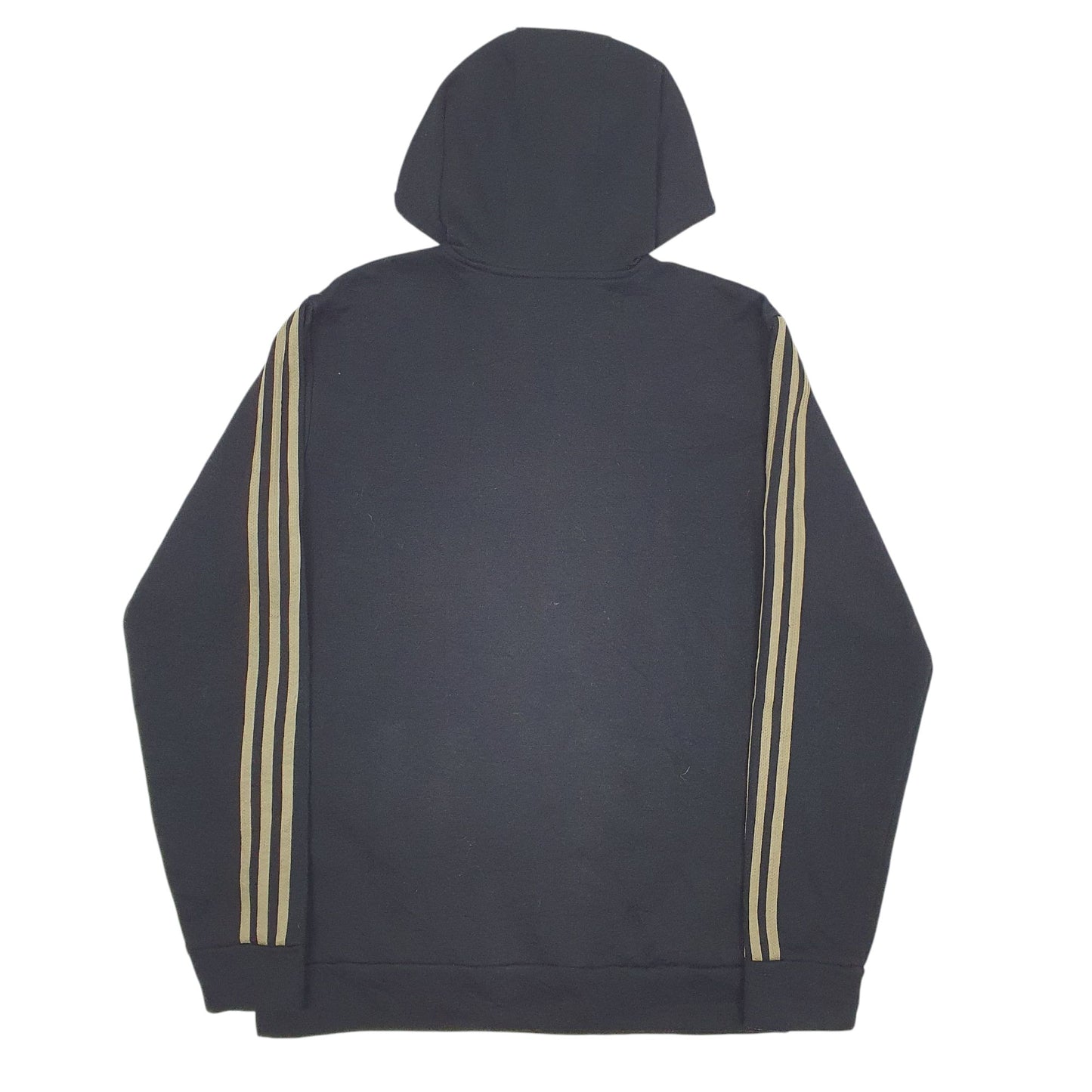 Mens Black Adidas Spellout Hoodie Jumper