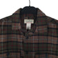 Mens Brown L.L.Bean Thick Chamois Plaid  Shirt