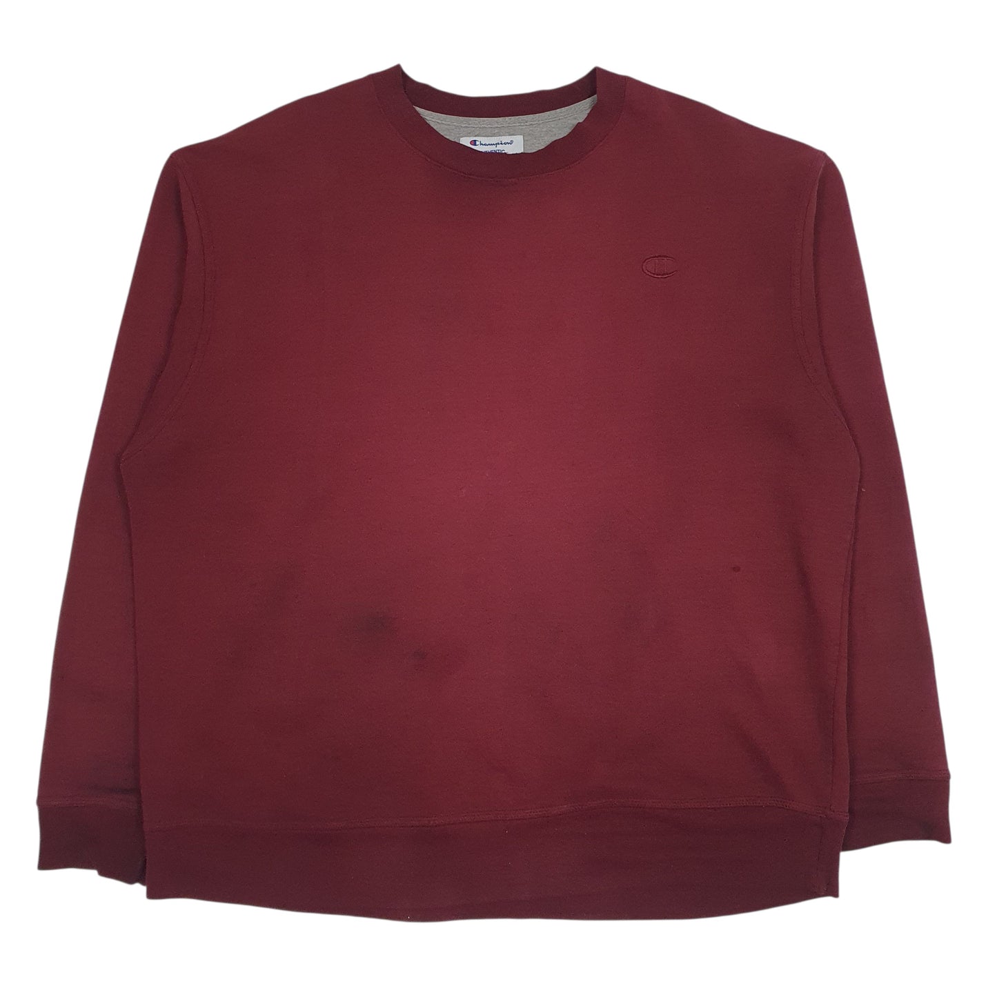 Mens Burgundy Champion  Crewneck Jumper
