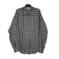 Mens Navy L.L.Bean Vintage 90s Long Sleeve Shirt