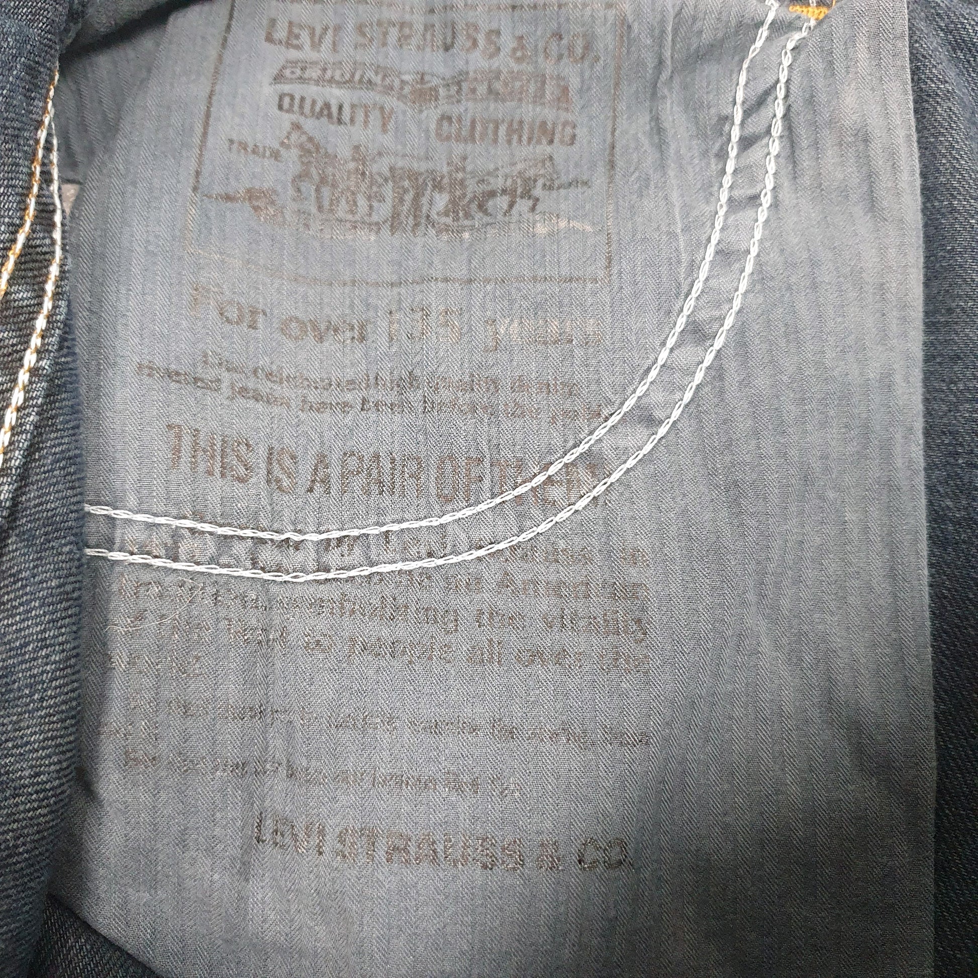 Mens Blue Levis   Jeans