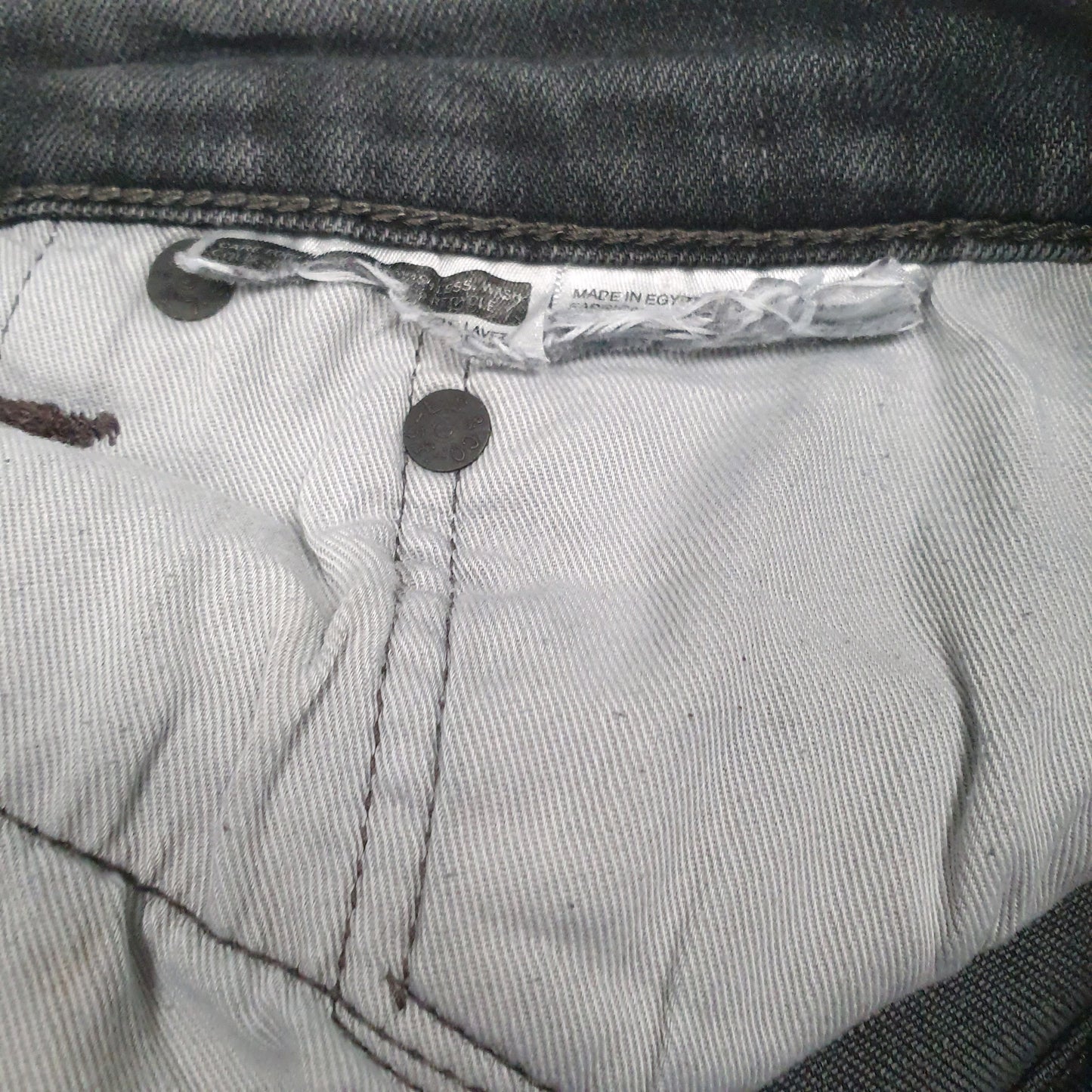 Mens Grey Levis   Jeans