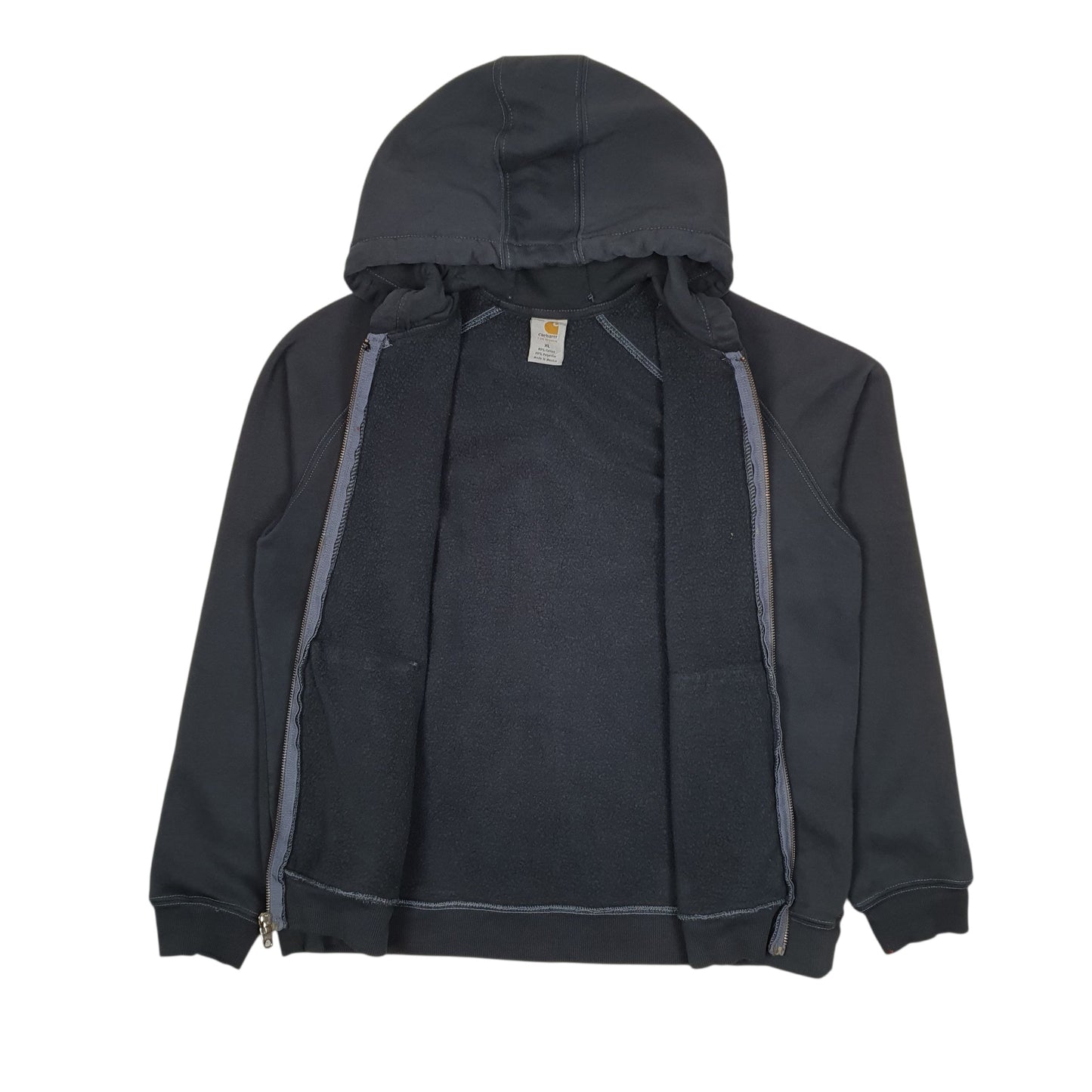 Womens Navy Carhartt Hoodie Full Zip Jumper