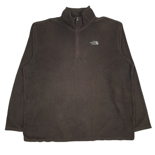 Mens Brown The North Face  Quarter Zip Jumper