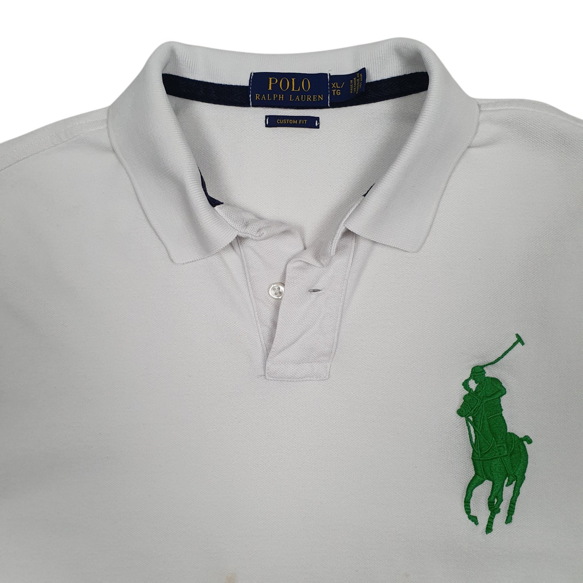 Mens White Polo Ralph Lauren   Polo Shirt