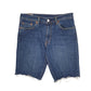 Mens Blue Levis 511 Slim Fit Cut Off Stretch Denim Shorts